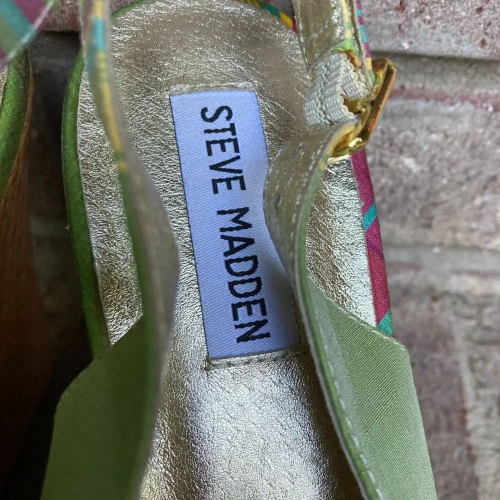 STEVE MADDON Cerona Wedges Size 9.5 - Picture 4 of 7
